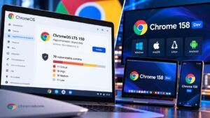 ChromeOS LTS corregge 70 falle, Chrome 158 avanza su Android e PC