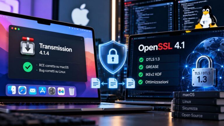 Aggiornamenti sicuri tra macOS e Linux