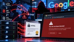 Registri ccTLD violati: hacker ottengono certificati HTTPS validi per Google 12 Registri ccTLD violati: hacker ottengono certificati HTTPS validi per Google