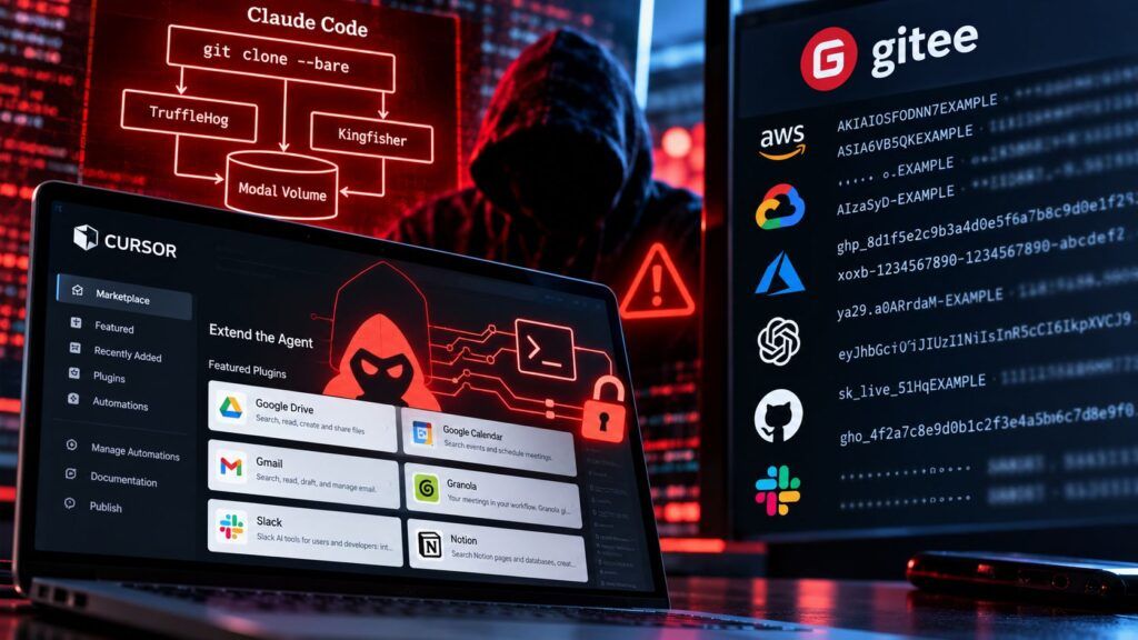 Claude Code infetto in Cursor e 26.400 credenziali AI esposte su Gitee 2 Allarme cyber credenziali esposte nella supply chain