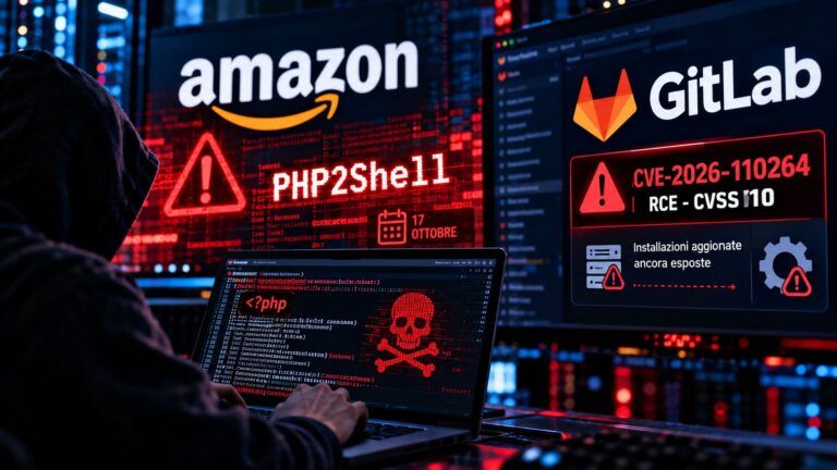 Allerta Cyber PHP2Shell e CVE critiche