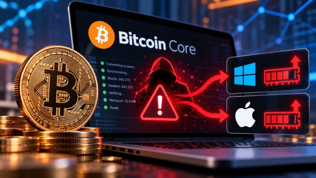 Bitcoin Core corregge un attacco DoS contro i nodi Windows e macOS 2 Allerta Cybersecurity Bitcoin Core