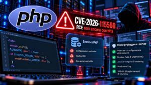 ALLARME PHP: CVE-2026-115560, nuova RCE senza patch dopo l'emergenza PHP2Shell 6 ALLARME PHP: CVE-2026-115560, nuova RCE senza patch dopo l’emergenza PHP2Shell