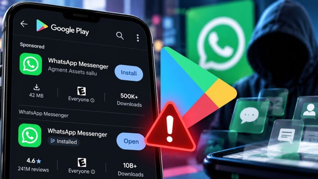 Allerta app WhatsApp contraffatta su Google Play