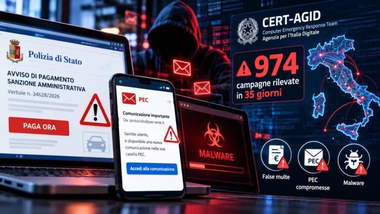 Allerta cyber in Italia truffe e malware