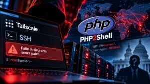Tailscale espone i server a root: PHP2Shell alimenta nuovi attacchi mirati
