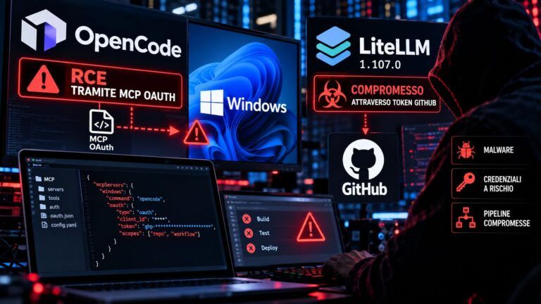 Allerta cyber minacce MCP e pipeline compromesse