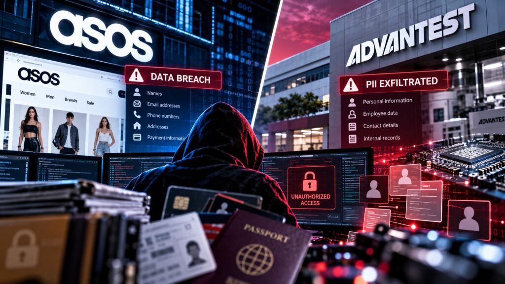 ASOS e Advantest violati: il punto debole è l’accesso ai dati 2 Allerta cyber violazione dati tra ASOS e Advantest