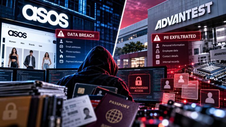 Allerta cyber violazione dati tra ASOS e Advantest