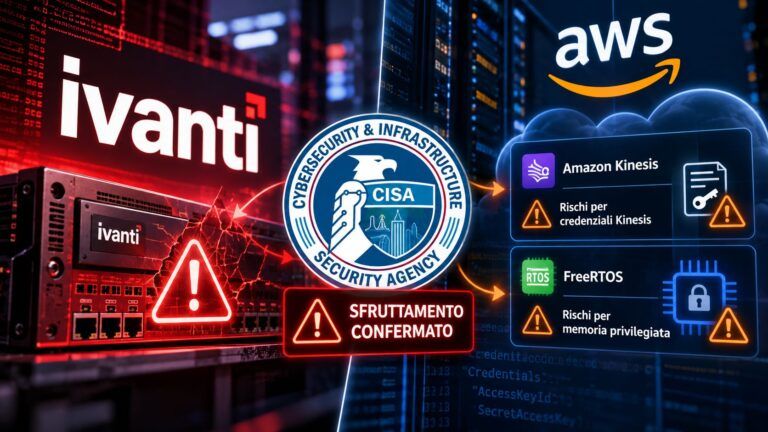 Allerta cybersecurity Ivanti CISA e AWS