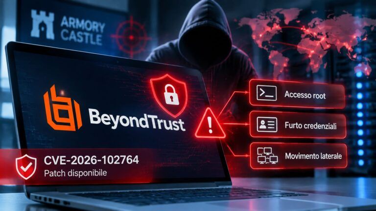 Allerta cybersecurity minaccia BeyondTrust