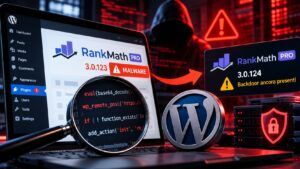 Rank Math PRO compromesso: la backdoor WordPress resiste anche dopo la patch 3 Rank Math PRO compromesso: la backdoor WordPress resiste anche dopo la patch