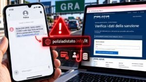 False multe via SMS, CERT-AgID segnala il falso sito della Polizia 4 False multe via SMS, CERT-AgID segnala il falso sito della Polizia