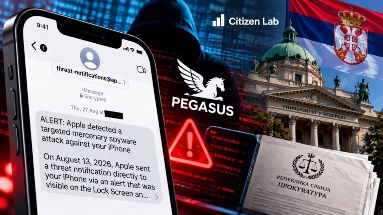 Allerta spyware su iPhone e Serbia