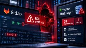 GitLab CVSS 10 e MarkLogic: due falle critiche su CI/CD e database enterprise 1 GitLab CVSS 10 e MarkLogic: due falle critiche su CI/CD e database enterprise