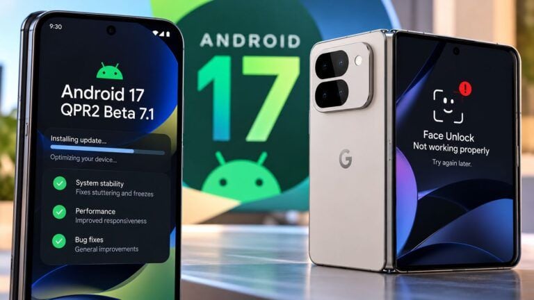 Android 17 aggiornamento e Face Unlock