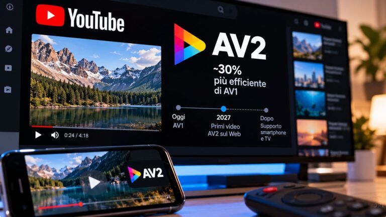 Annuncio YouTube del codec AV2