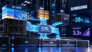 Samsung porta CXL nella KV cache: fino a 3,3 volte più goodput per l’AI 10 Samsung porta CXL nella KV cache: fino a 3,3 volte più goodput per l’AI