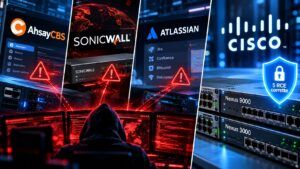 Ahsay, SonicWall e Atlassian sotto attacco: Cisco corregge Nexus 10 Ahsay, SonicWall e Atlassian sotto attacco: Cisco corregge Nexus