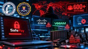 SafePay ransomware, CISA e FBI: 600 vittime e backup distrutti 5 SafePay ransomware, CISA e FBI: 600 vittime e backup distrutti