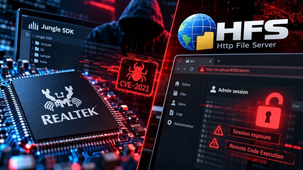 Realtek e Rejetto sotto attacco: Cling e HFS riaprono falle già corrette 2 Attacco informatico tra chip e server