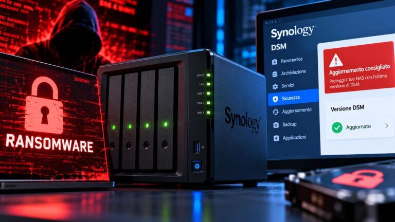 Attacco ransomware al NAS Synology