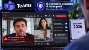 Microsoft Teams integra deepfake detection e anti-impersonation nelle riunioni 10 Microsoft Teams integra deepfake detection e anti-impersonation nelle riunioni