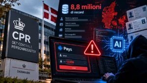 Danimarca, 8,8 milioni di identità esposte: password 123456 e tool AI 3 Danimarca, 8,8 milioni di identità esposte: password 123456 e tool AI