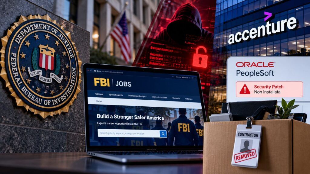 FBI rimuove un contractor Accenture dopo il breach del portale Jobs 2 Caccia al lavoro tra sicurezza e licenziamenti