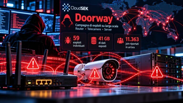 Campagna globale di exploit Doorway