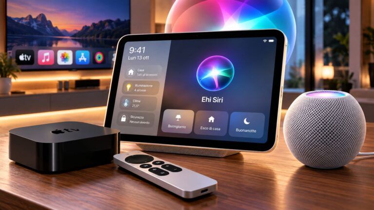 Casa intelligente con Siri