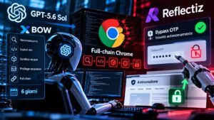 Agenti AI accelerano gli exploit: Chrome full-chain in sei giorni e bypass OTP 5 Agenti AI accelerano gli exploit: Chrome full-chain in sei giorni e bypass OTP