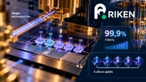 RIKEN controlla cinque qubit di silicio in parallelo con fedeltà del 99,9% 5 RIKEN controlla cinque qubit di silicio in parallelo con fedeltà del 99,9%