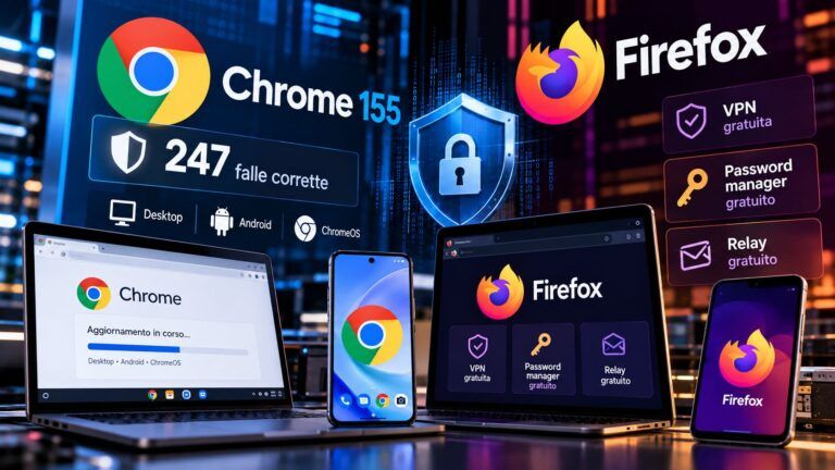 Chrome e Firefox sfida digitale aggiornata