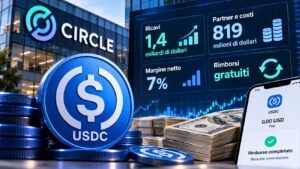 Circle difende USDC: 1,4 miliardi di ricavi e il 59% tra partner e costi 4 Circle difende USDC: 1,4 miliardi di ricavi e il 59% tra partner e costi