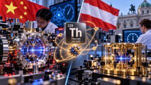 Orologio nucleare al torio-229: Cina e Vienna accendono il tempo quantistico 3 Orologio nucleare al torio-229: Cina e Vienna accendono il tempo quantistico