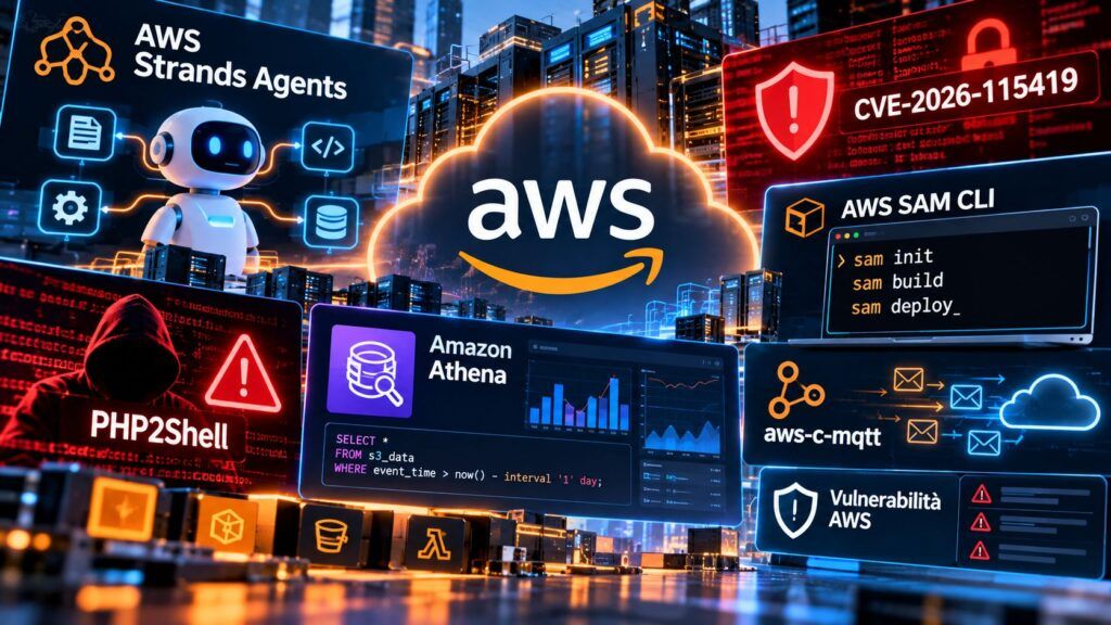 AWS Strands Agents, falla può esporre le conversazioni tra tenant 2 Collage cyber AWS e sicurezza