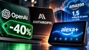 OpenAI sfida Anthropic: sconti fino al 40%, Alexa+ costa 1,5 miliardi 4 OpenAI sfida Anthropic: sconti fino al 40%, Alexa+ costa 1,5 miliardi