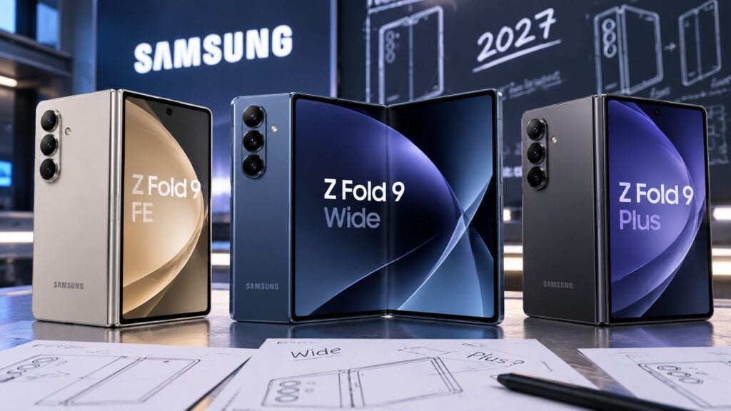 Galaxy Z Fold 9, Samsung valuta Plus o FE dopo il successo del Fold 8 2 Concept Galaxy Fold 9 Visione 2027