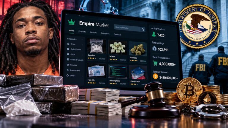 Condanna del Dark Web e Prove Sequestrate