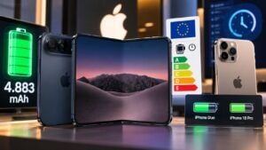 iPhone Duo, batteria da 4.883 mAh: Apple conferma l'autonomia europea 4 iPhone Duo, batteria da 4.883 mAh: Apple conferma l’autonomia europea
