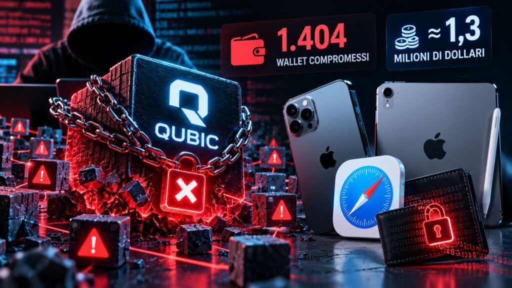 Qubic, 1.404 wallet svuotati: seed deboli e blockchain bloccata 2 Crisi Qubic Wallet Compromessi e Milioni Persi