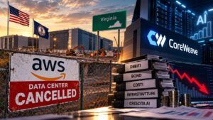 Amazon cancella quattro data center, CoreWeave soffoca sotto i debiti AI 4 Amazon cancella quattro data center, CoreWeave soffoca sotto i debiti AI