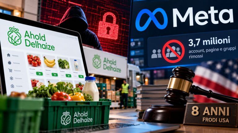 Cyberattacco e controlli Meta verdure online