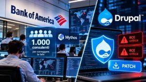 Mythos trova le falle: Bank of America chiama 1.000 consulenti, Drupal rilascia le patch 5 Mythos trova le falle: Bank of America chiama 1.000 consulenti, Drupal rilascia le patch