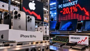 Apple taglia iPhone 18 Pro nella crisi che travolge smartphone e PC 3 Apple taglia iPhone 18 Pro nella crisi che travolge smartphone e PC