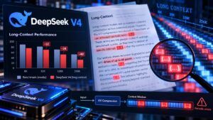 DeepSeek V4, la compressione KV crea punti ciechi fino a 40 punti 5 DeepSeek V4, la compressione KV crea punti ciechi fino a 40 punti