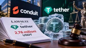 Conduit fa causa a Tether per 2,76 milioni di USDT congelati 4 Conduit fa causa a Tether per 2,76 milioni di USDT congelati