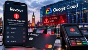 Revolut in blackout mondiale: Google Cloud blocca pagamenti e prelievi 3 Revolut in blackout mondiale: Google Cloud blocca pagamenti e prelievi
