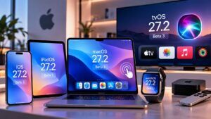 Apple aggiorna iOS 27.2 e macOS 27.2: tvOS prepara Apple Intelligence